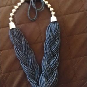 Necklace earrings. Set.